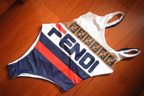 fendi monster swimwear|fendi swimsuit etsy.